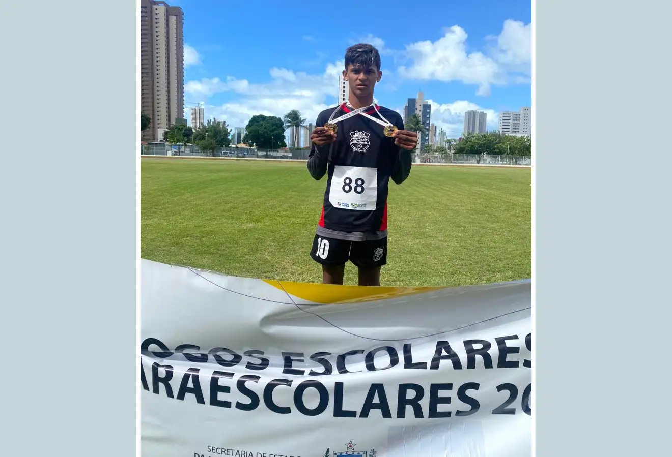 Jovem de Mato Grosso é campeão na fase estadual dos Jogos Escolares
